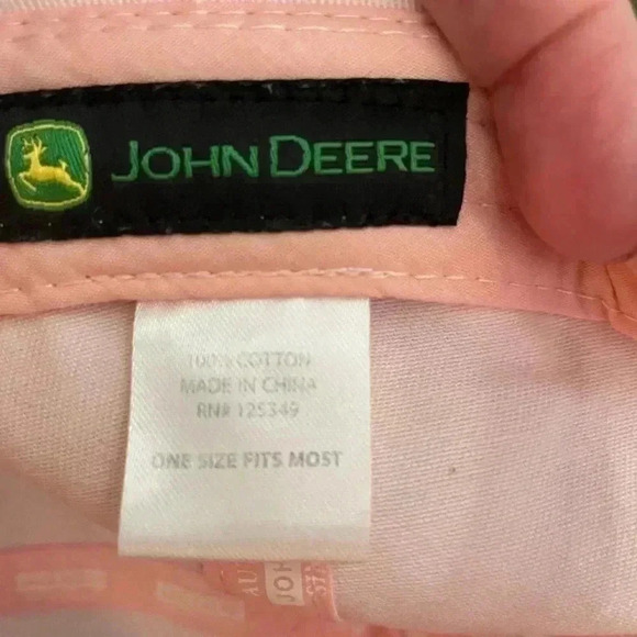 John Deere Pink Baseball Cap - Picture 4 of 6